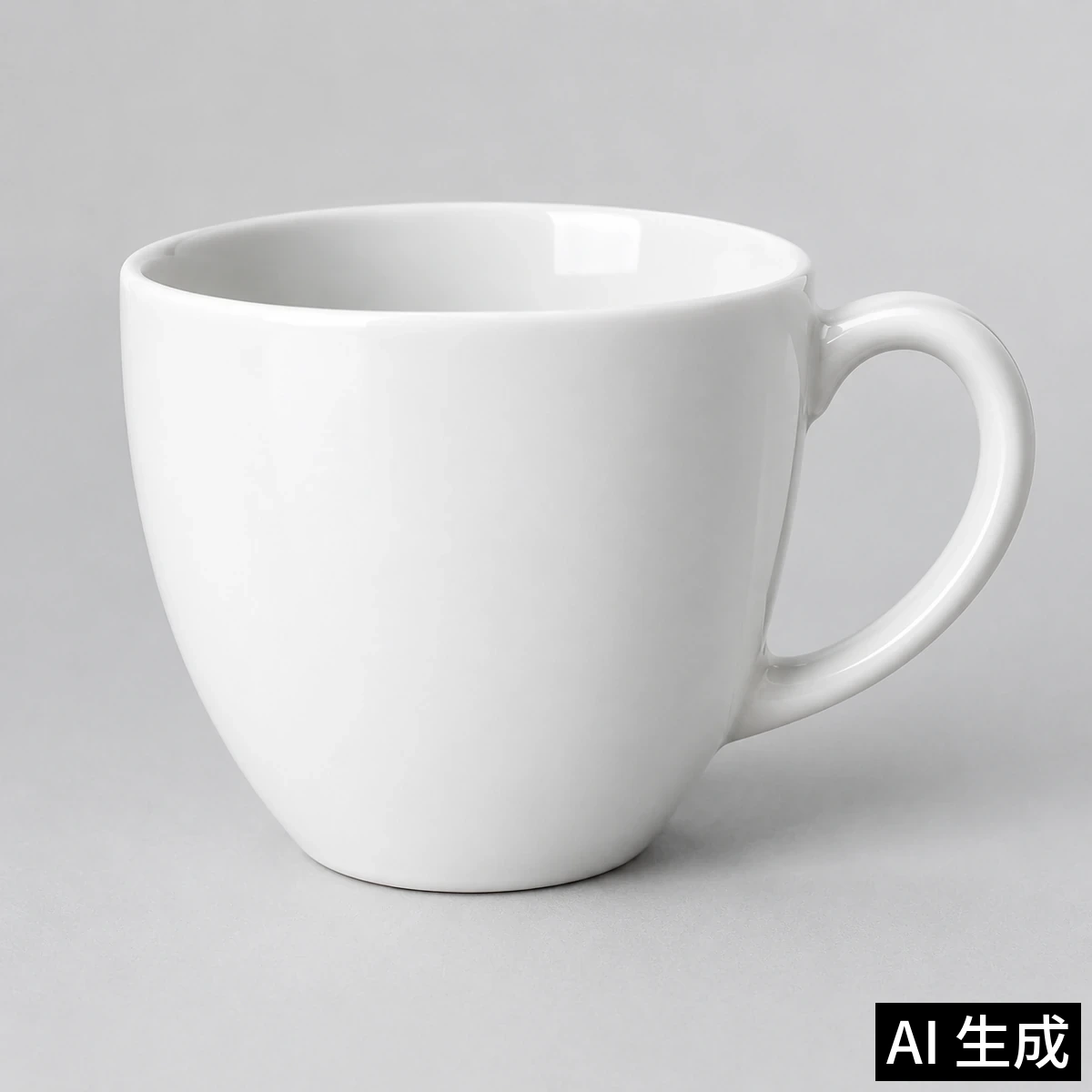 白瓷咖啡杯：材质细节