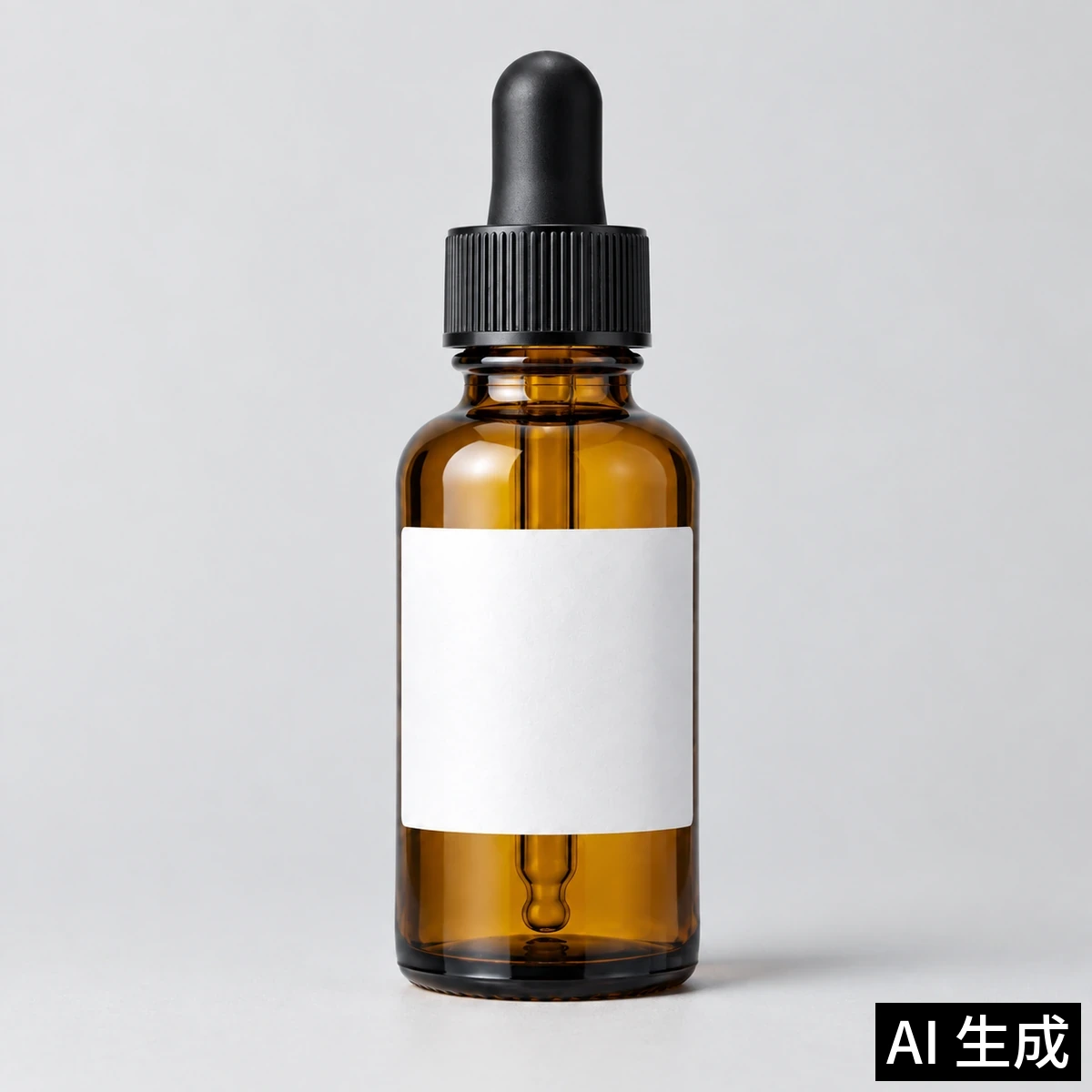 精华滴管瓶：材质细节